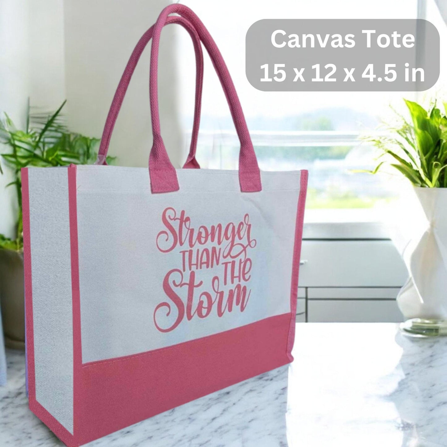 Get Well Gift, Thinking of You Gift for Women (Pink Tote)