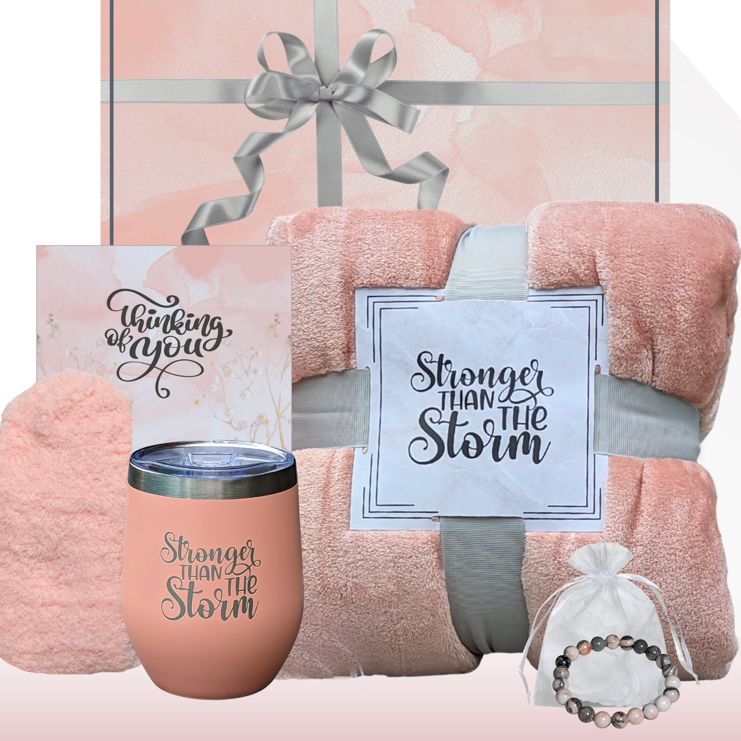 Get Well Gift for Women, Thinking of You (Pink)
