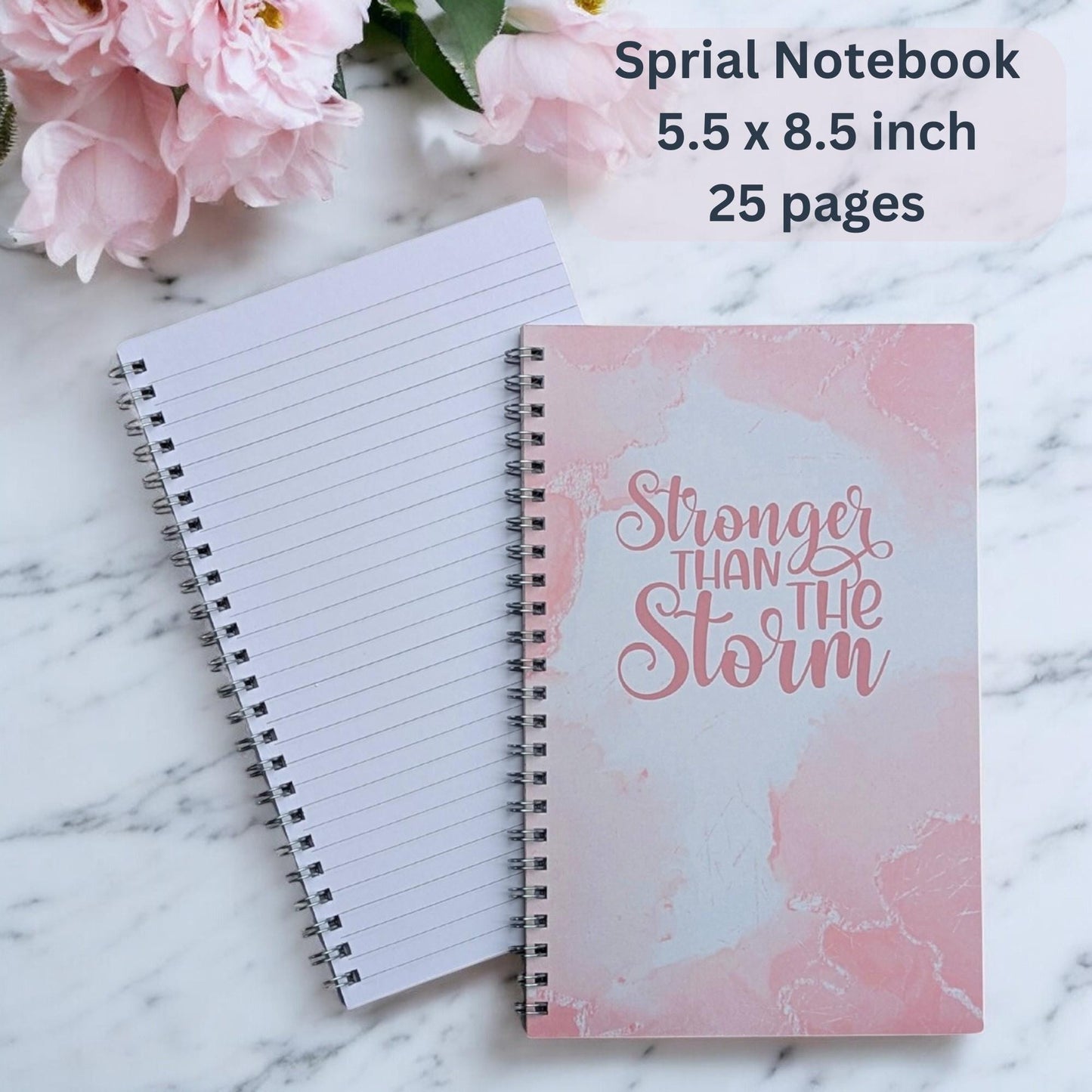 journal or notebook included in women’s get well care package for reflection, healing, and encouragement